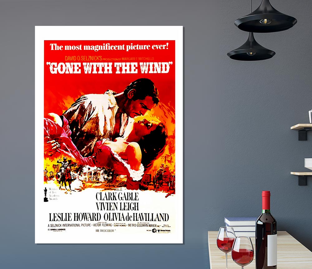 Gone With The Wind Print Poster Wall Art