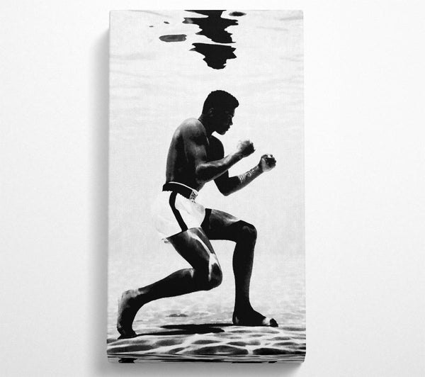 Muhammad Ali Boxing Under Water