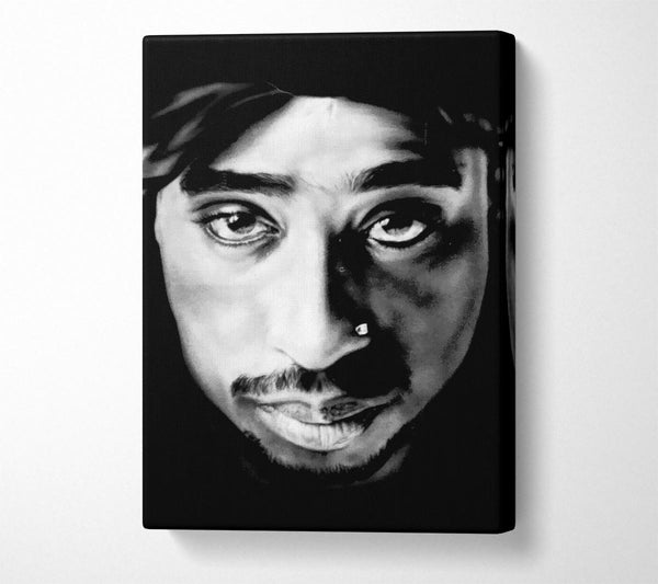 Picture of Tupac Face Canvas Print Wall Art