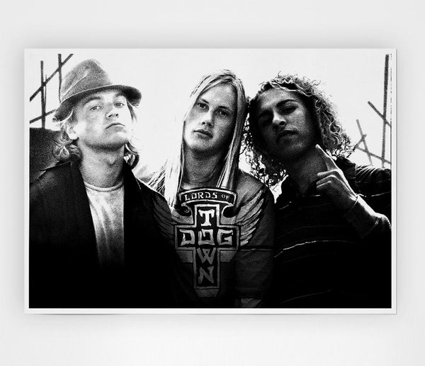 The Lords Of Dog Town B N W Print Poster Wall Art