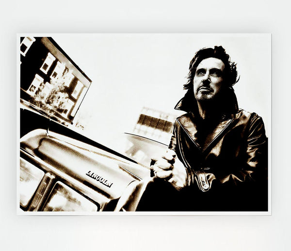 Al Pacino Streets Print Poster Wall Art