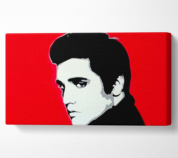 Elvis Portrait Red