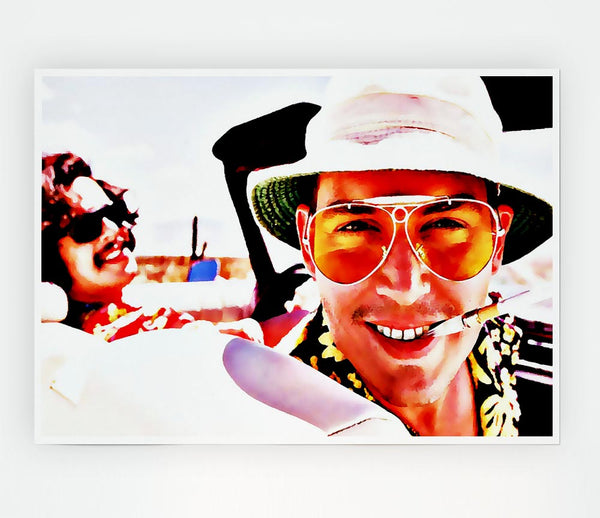 Fear And Loathing In Las Vegas Print Poster Wall Art