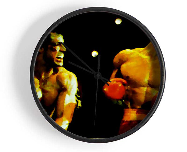 Rocky Fighting Back Clock - Wallart-Direct UK