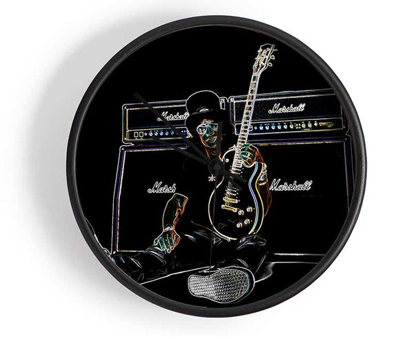Slash Guitar Clock - Wallart-Direct UK