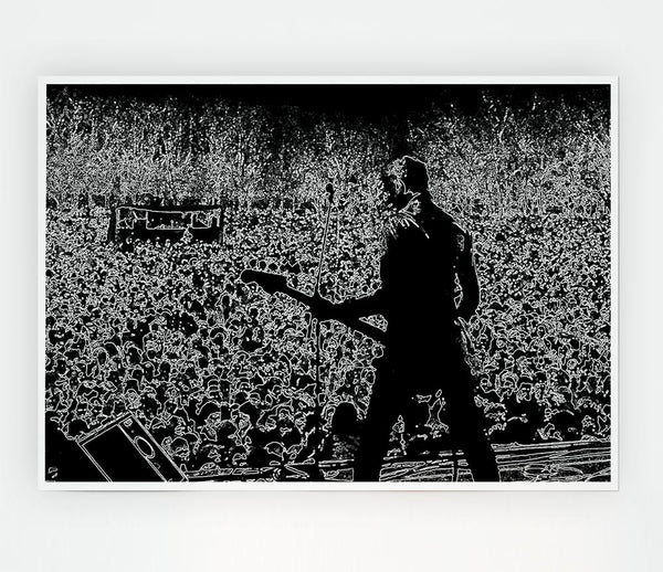 The Clash At Hide Park Print Poster Wall Art