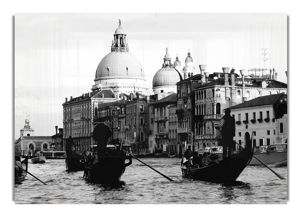 Venice Gondolas B~w
