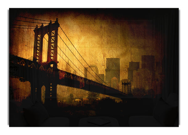 Brooklyn Bridge Retro