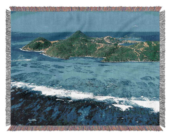 Union Island Lesser Antilles Woven Blanket