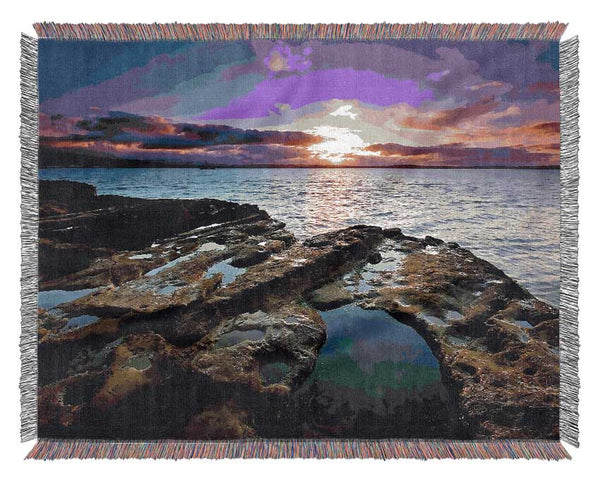 Auckland Sunset Woven Blanket