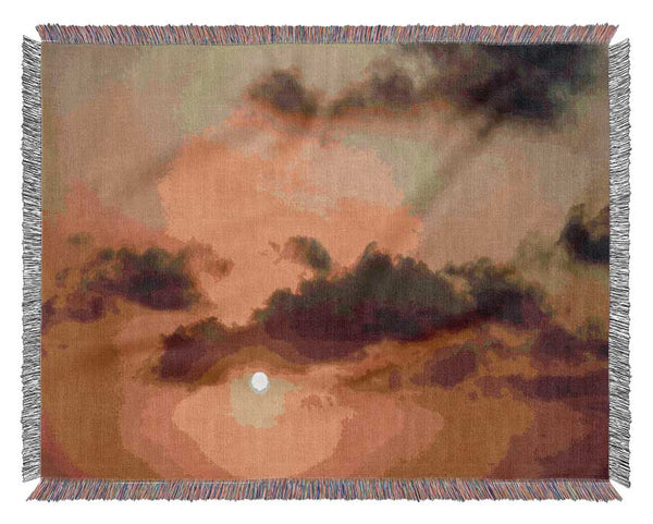 Warm Sunset Woven Blanket