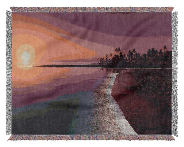Twilight Sunset Woven Blanket