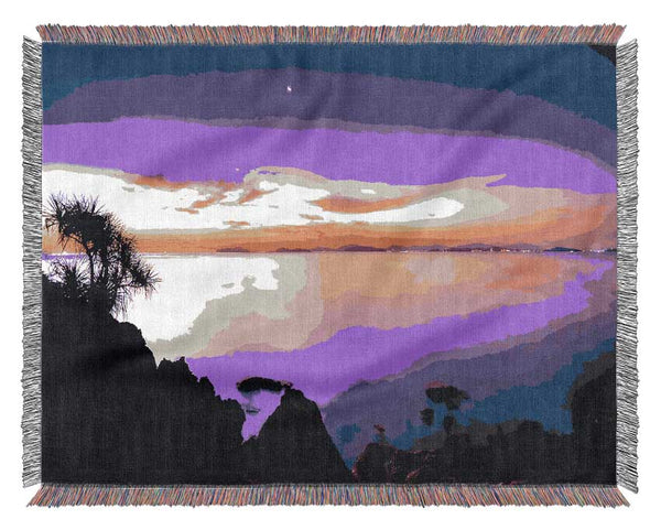 Sunset Moon Woven Blanket