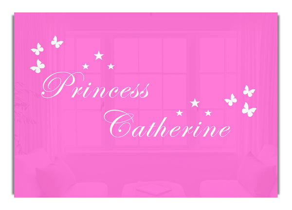 Your Own Name Princess Vivid Pink