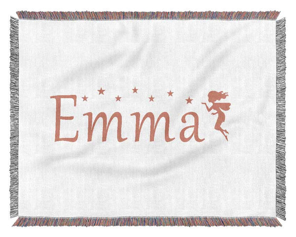 Your Name In Fairy Dust 2 White Woven Blanket
