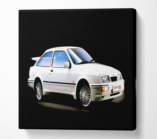 A Square Canvas Print Showing Sierra Cosworth Square Wall Art