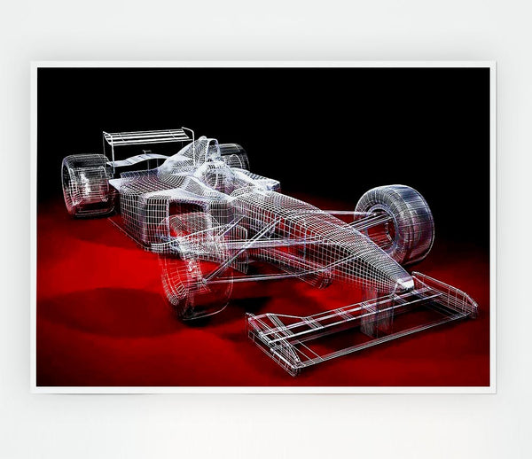 Formula One Prototype Print Poster Wall Art