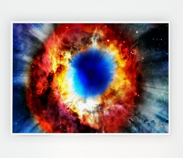 Helix Nebula Print Poster Wall Art