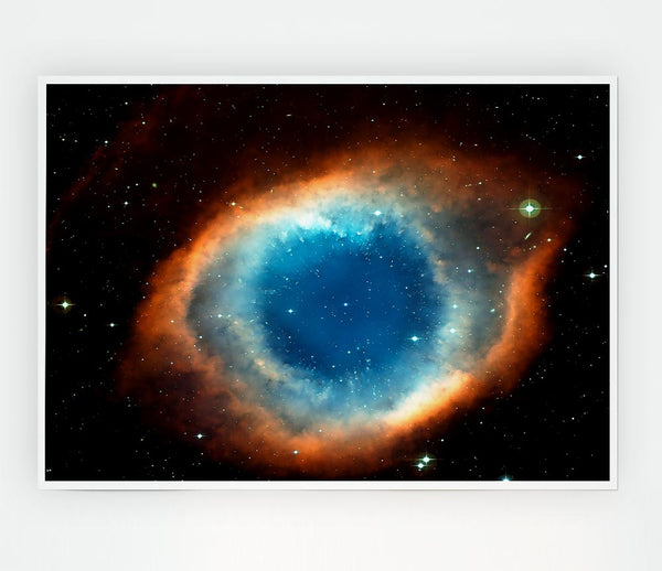 Helix Nebula Eye Of God Print Poster Wall Art
