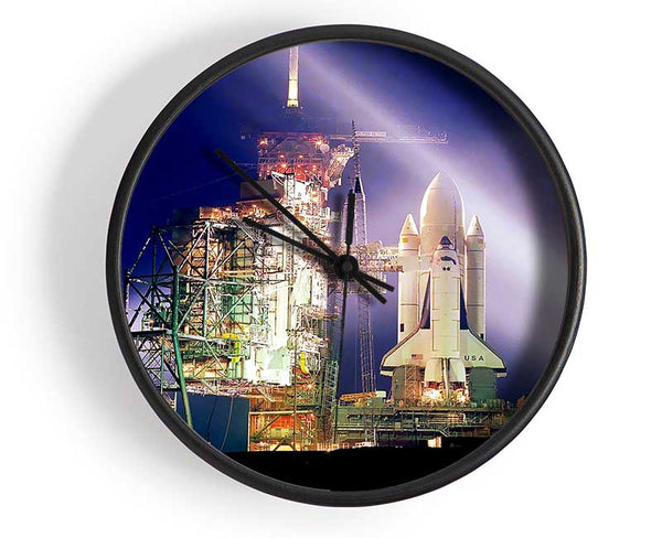 Space Shuttle Clock - Wallart-Direct UK