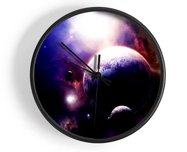 Stunning Planets Clock - Wallart-Direct UK