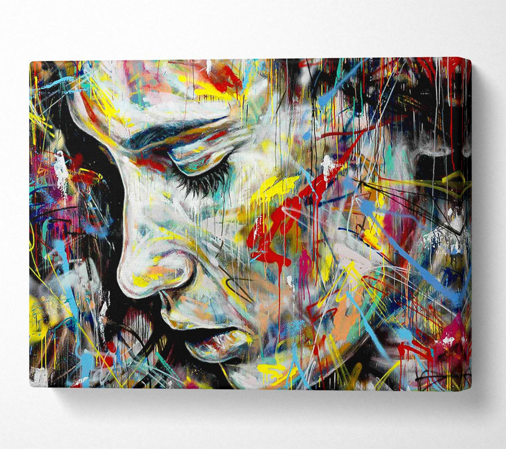 Picture of Colourful Woman Canvas Print Wall Art
