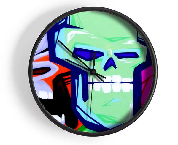 Skull Heads Clock - Wallart-Direct UK