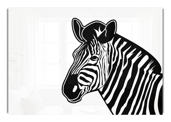Zebra Face Wild Life Canvas