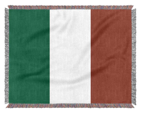 Flag Of Italy Woven Blanket