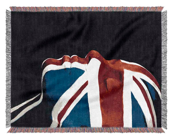Face Of Britain Woven Blanket