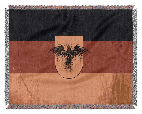 German Flag Eagle Woven Blanket