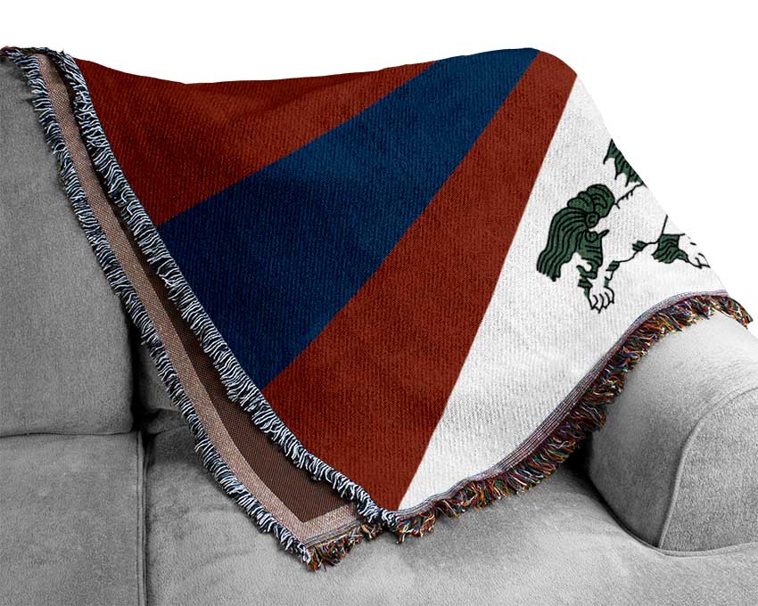 Tibetan Flag Woven Blanket