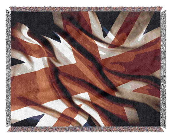 British Flag Woven Blanket