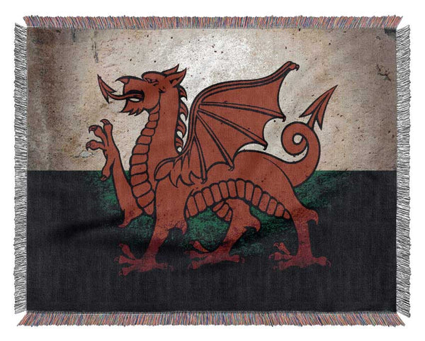 Dragon Of Wales Woven Blanket
