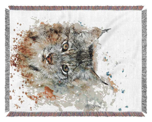 Wild Cat Woven Blanket