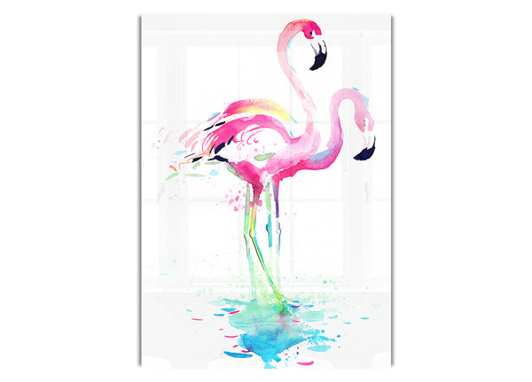 Flamingo Watercolour