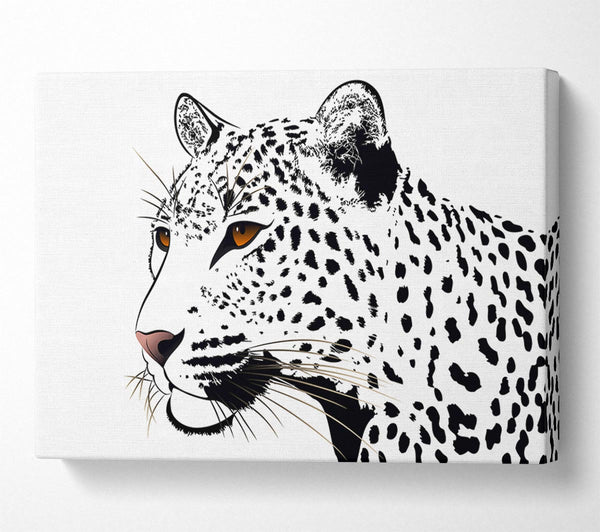Picture of Leopard Eyes Canvas Print Wall Art