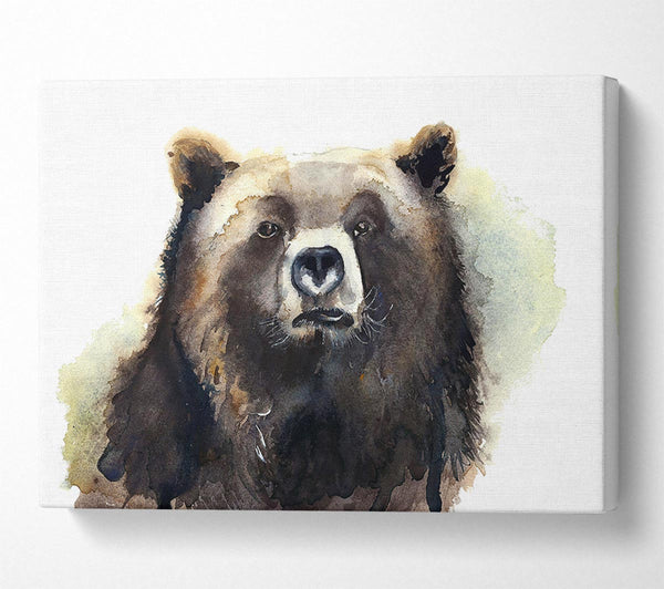 Picture of Grumpy Bear Canvas Print Wall Art