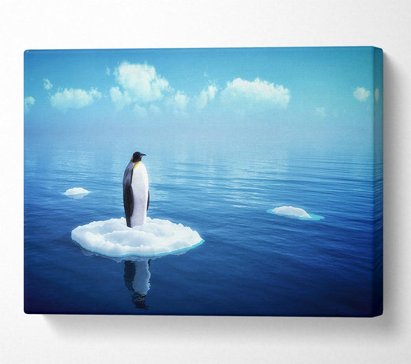 Picture of Penguin Drift Canvas Print Wall Art
