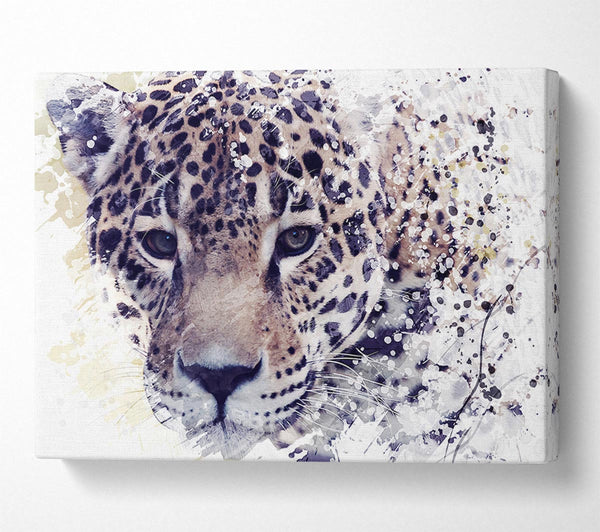 Picture of Leopard Splash Canvas Print Wall Art