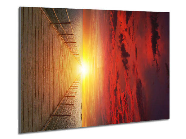 Amazing Sunset Boardwalk