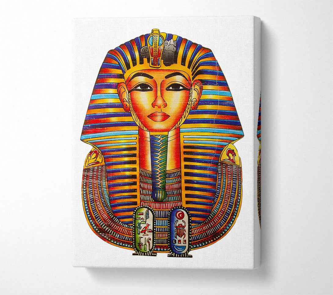 Picture of Egyptian King Tutankhamun Canvas Print Wall Art