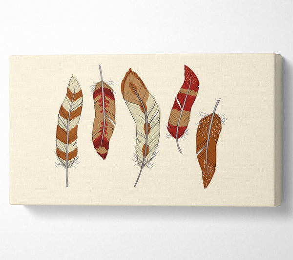 Red Indian Feathers