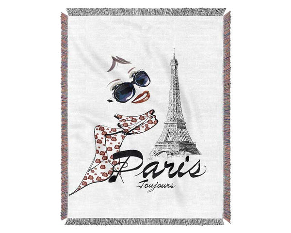 Paris Style Woven Blanket