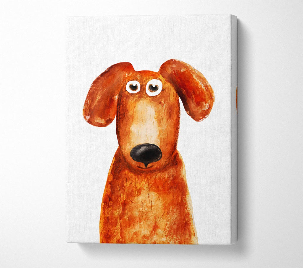 Picture of Dog Love 1 Canvas Print Wall Art