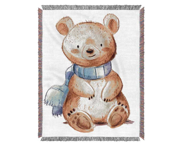 Winter Bear Woven Blanket