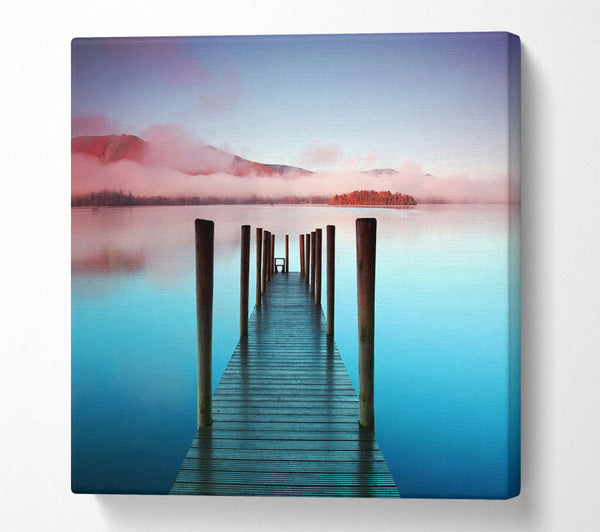 A Square Canvas Print Showing The Perfect View Square Wall Art