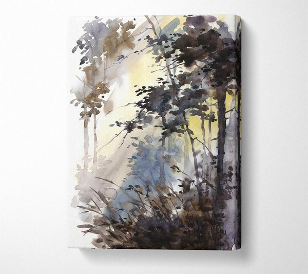 Picture of Chocolate Woodland Canvas Print Wall Art