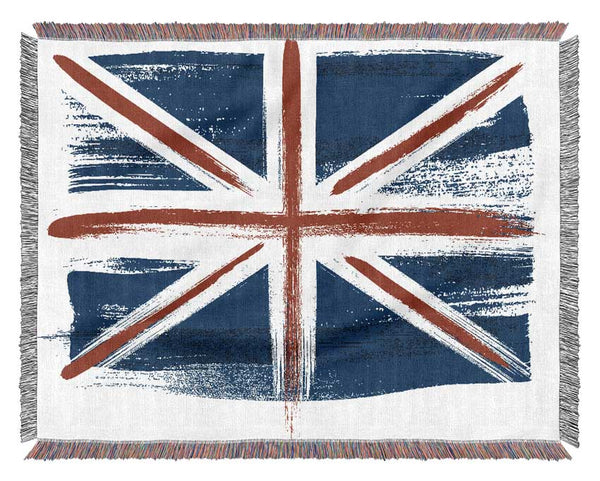 British Flag 1 Woven Blanket