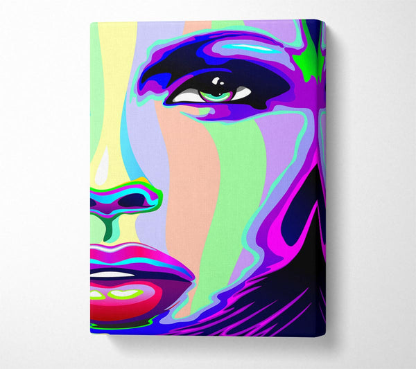 Picture of Futuristic Woman Canvas Print Wall Art